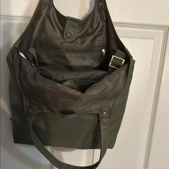 Casual Ganz Green  Tote Bag with Long Straps - Picture 2 of 10